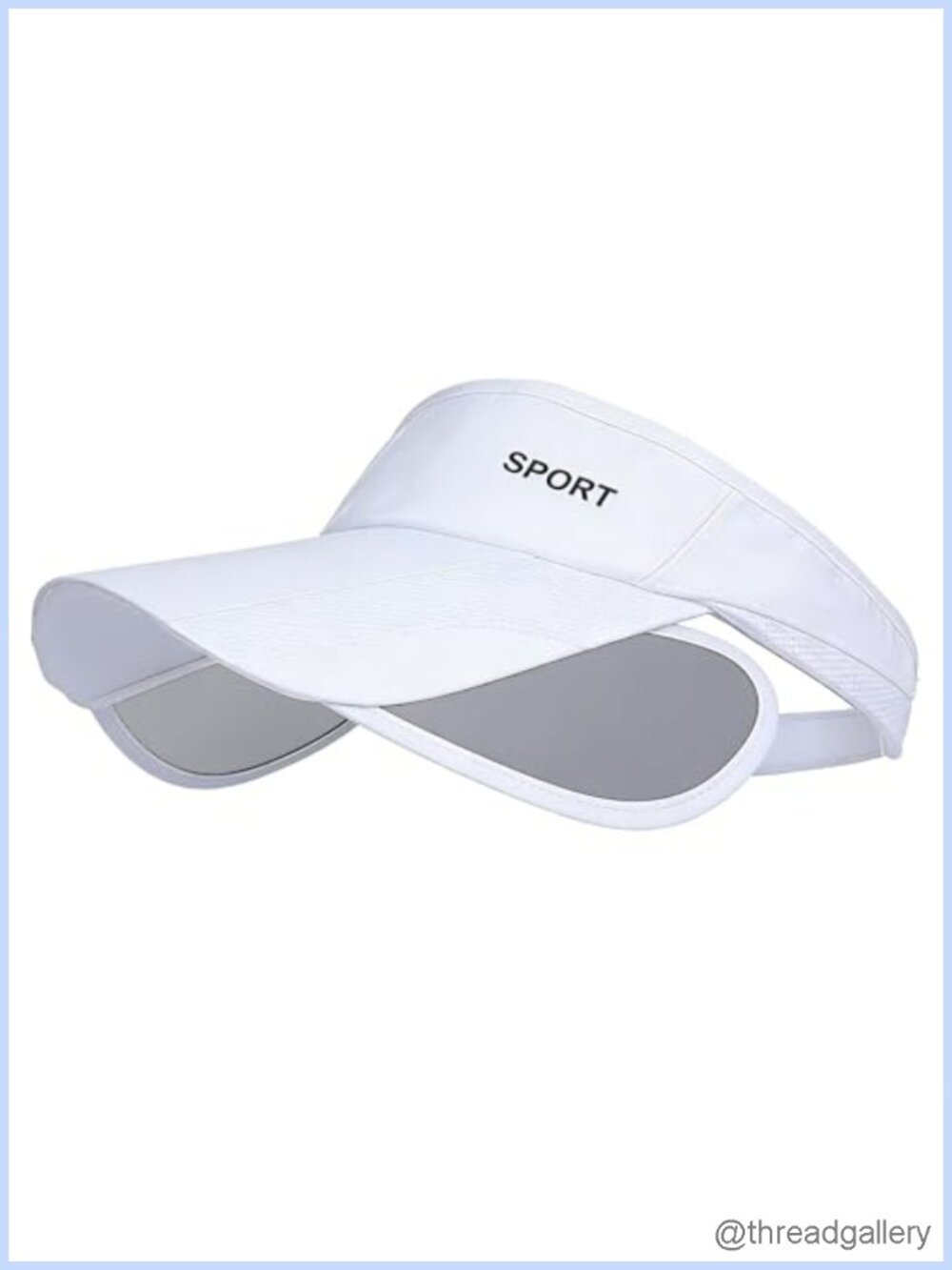Retractable Brim Adjustable Sports Visor Unisex Lightweight